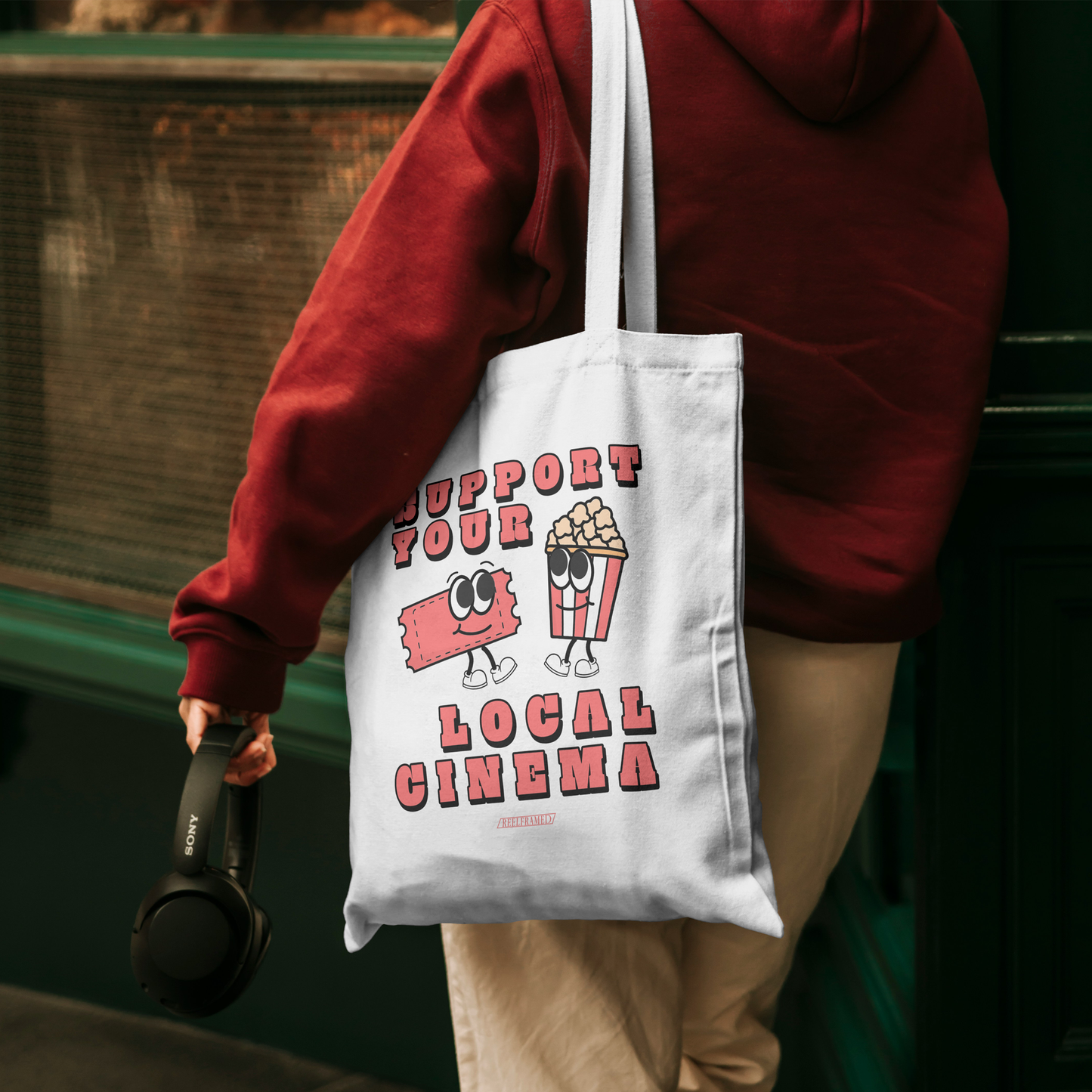 Support Your Local Cinema Tote Bag