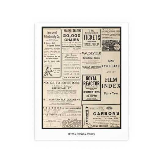 Film Index Vintage Poster