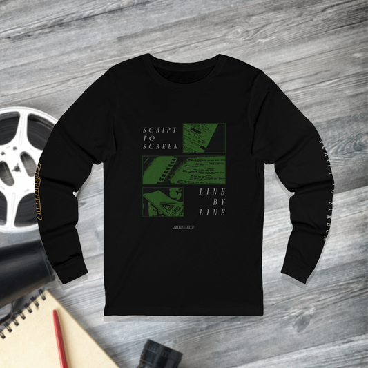Script to Screen Long Sleeve Tee –