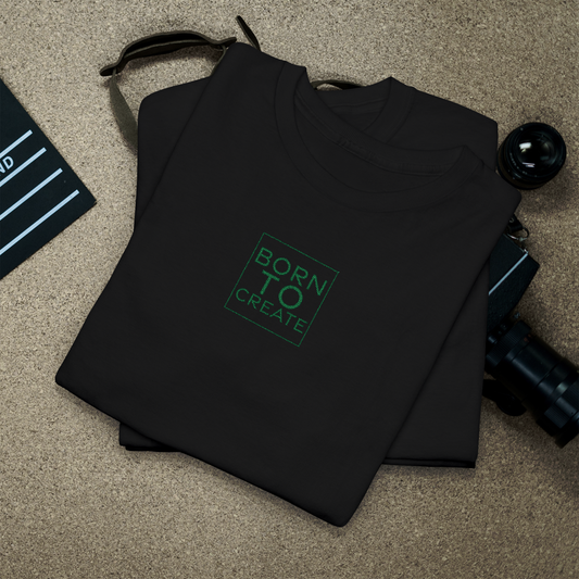 Embroidered Born to Create Tee